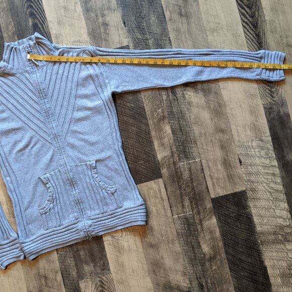 Athleta OC Freestone Rib Knit Jacket Full-Zip-Front Mockneck - Picture 7 of 8